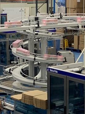 Spiral conveyors for drinks industry